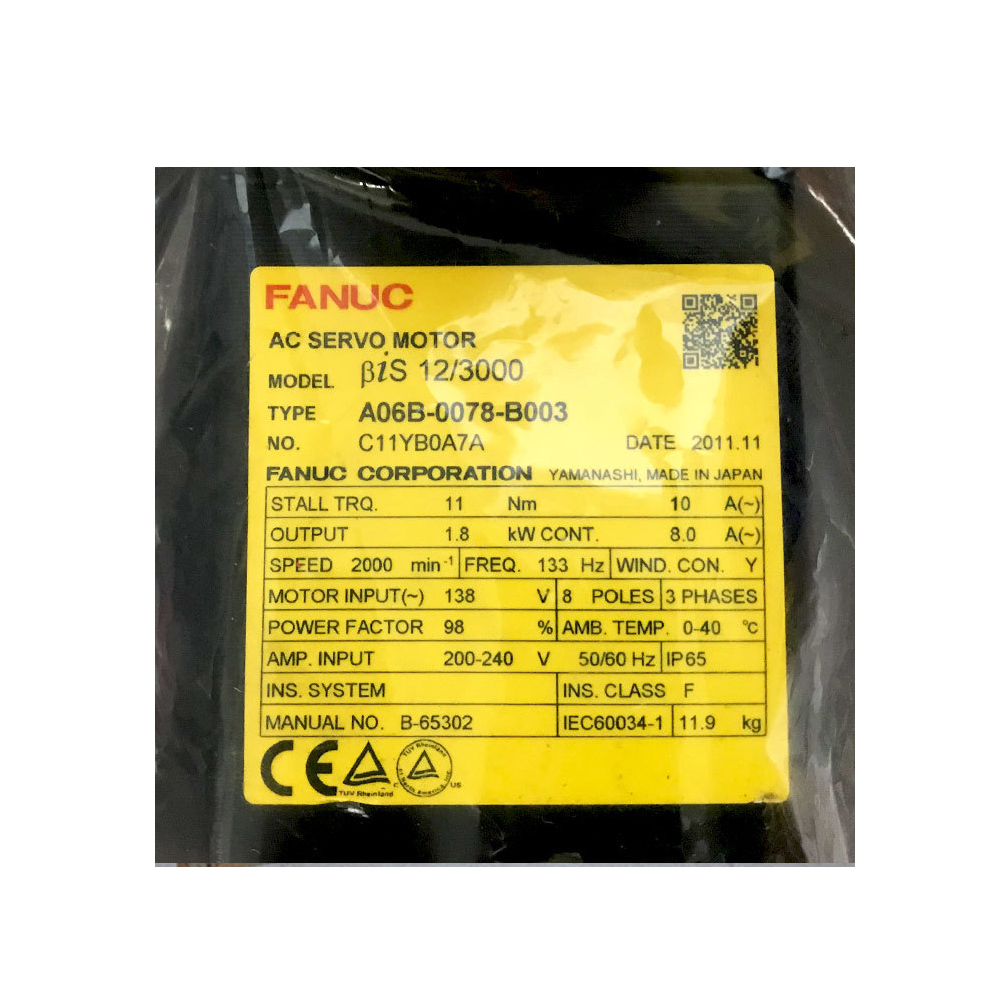 Fanuc A06B-0078-B003 AC servo motor