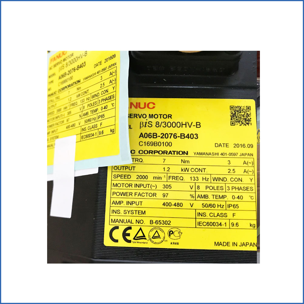 Fanuc A06B-2076-B403 AC servo motor