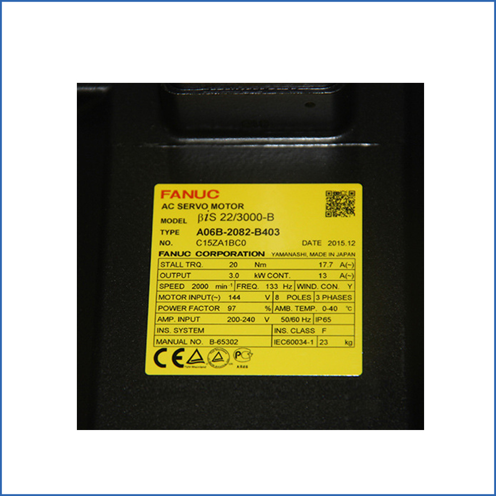 Fanuc A06B-2082-B403 AC servo motor