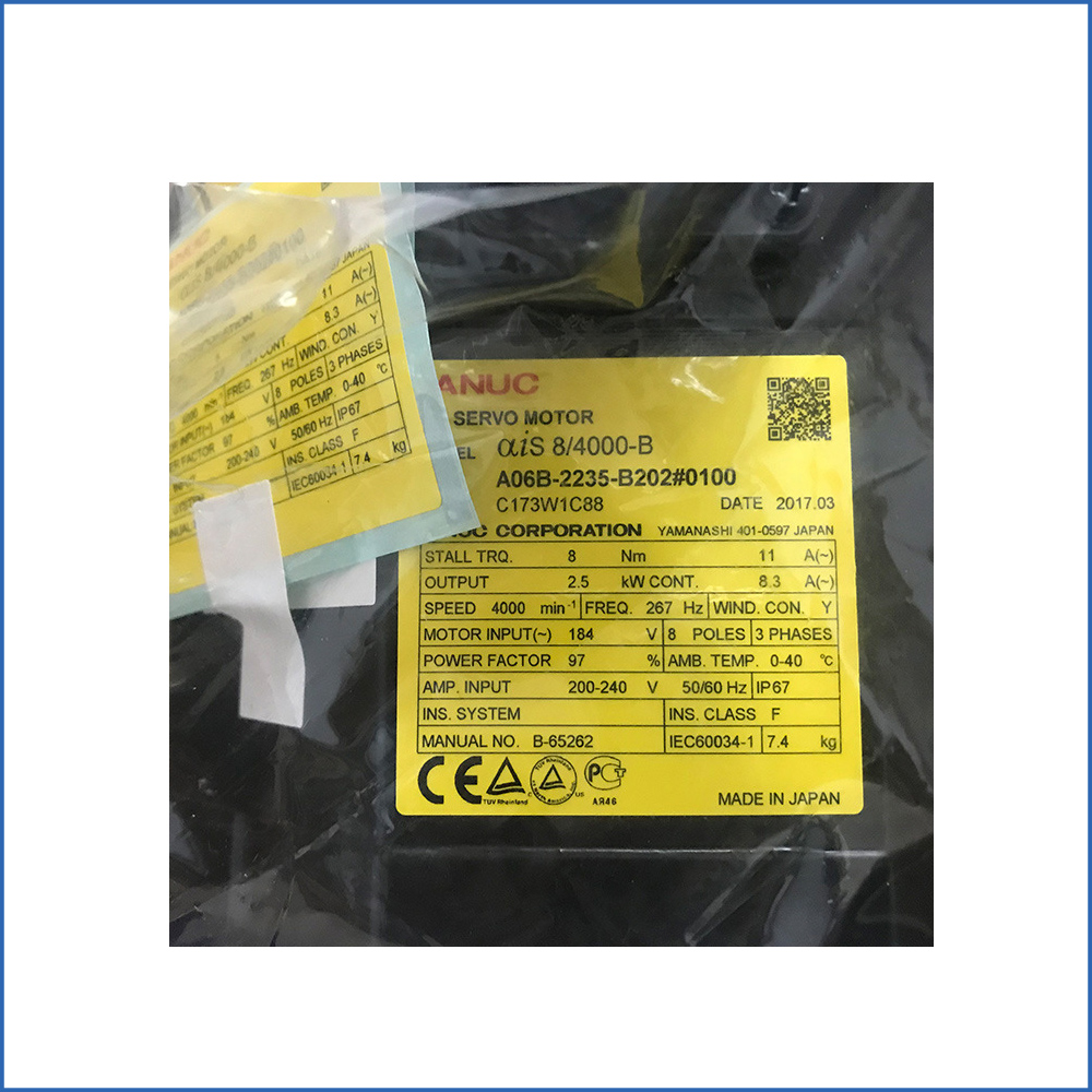 Fanuc A06B-2235-B202 AC servo motor