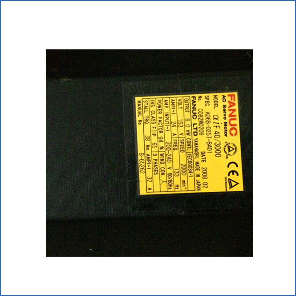 Fanuc A06b-0257-B401 AC Servo Motor