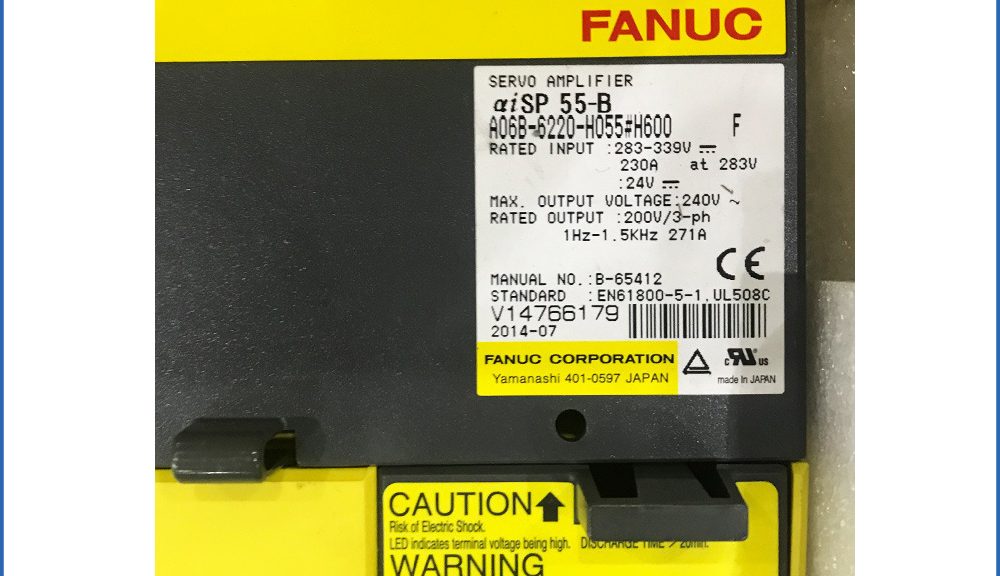 Fanuc Servo Driver A06B-6220-H055#H600